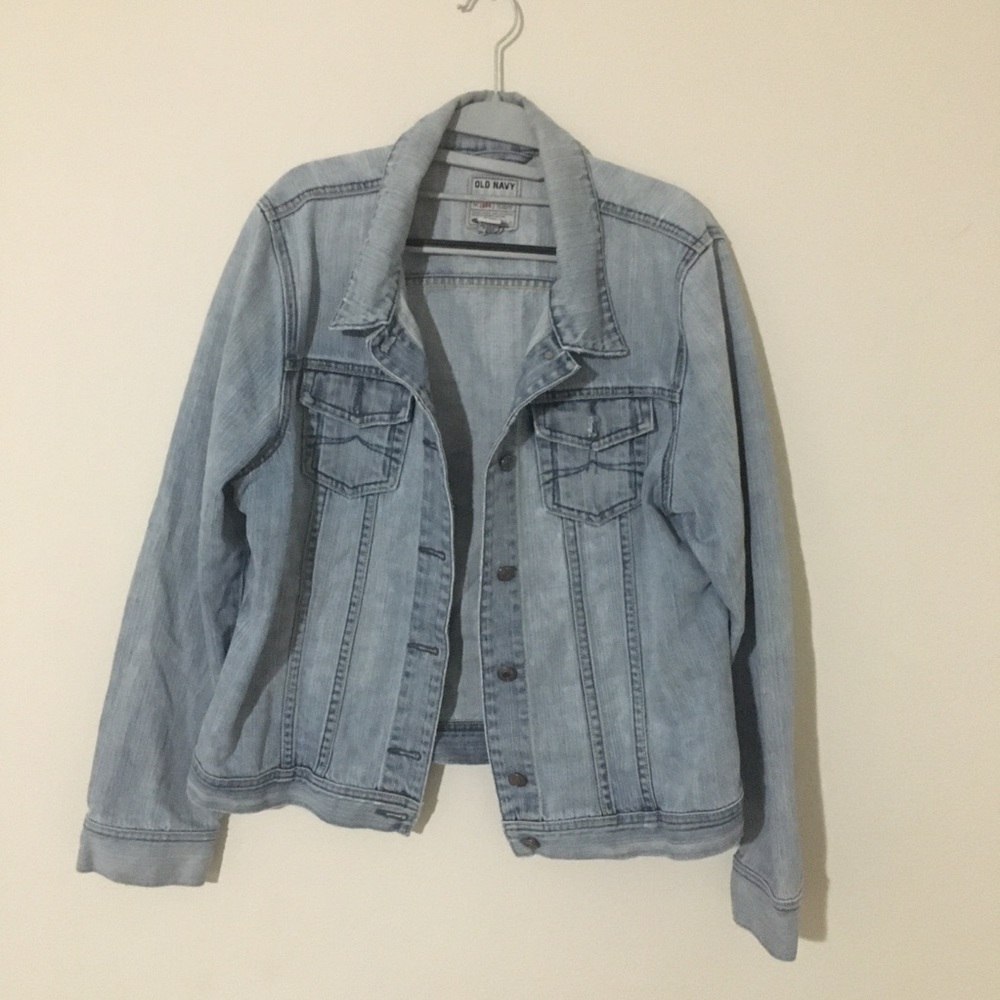 Old Navy Light Wash Lightweight Denim Jean Jacket